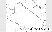 Blank Simple Map of Bjelovar-Bilogora, no labels