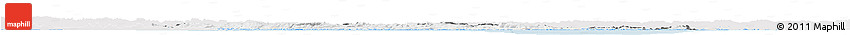 Silver Style Horizon Map of Croatia, single color outside
