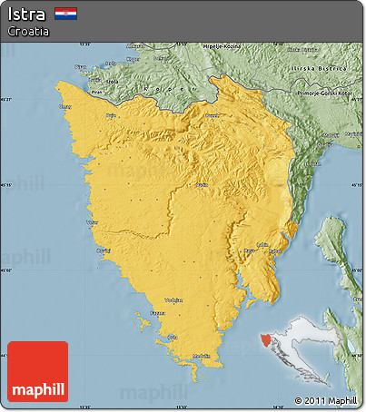Savanna Style Map of Istra