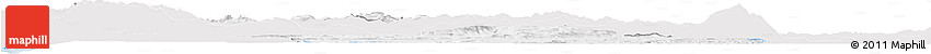 Silver Style Horizon Map of Karlovac, single color outside