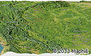 Satellite Panoramic Map of Karlovac