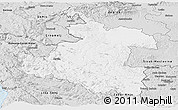 Silver Style Panoramic Map of Karlovac