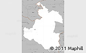 Gray Simple Map of Karlovac