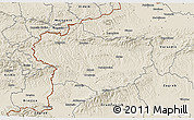 Shaded Relief 3D Map of Krapina-Zagorje