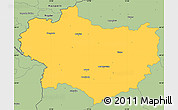 Savanna Style Simple Map of Krapina-Zagorje