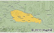 Savanna Style 3D Map of Medimurje