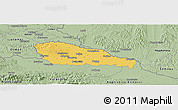 Savanna Style Panoramic Map of Medimurje