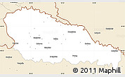 Classic Style Simple Map of Medimurje