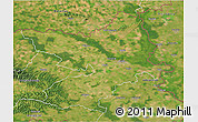 Satellite 3D Map of Osijek-Baranja