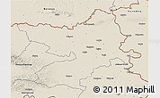 Shaded Relief 3D Map of Osijek-Baranja