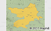 Savanna Style Map of Osijek-Baranja