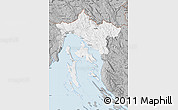 Gray Map of Primorje-Gorski Kotar