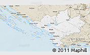 Classic Style 3D Map of Sibenik