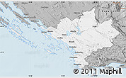 Gray Map of Sibenik