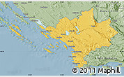 Savanna Style Map of Sibenik