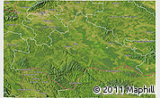 Satellite 3D Map of Sisak-Moslavina