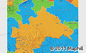 Political Map of Sisak-Moslavina