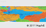 Political Panoramic Map of Varazdin