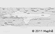 Silver Style Panoramic Map of Varazdin