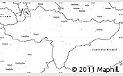 Blank Simple Map of Varazdin