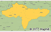 Savanna Style Simple Map of Varazdin