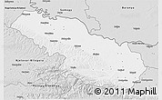 Silver Style 3D Map of Virovitica-Podravina