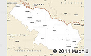 Classic Style Simple Map of Virovitica-Podravina