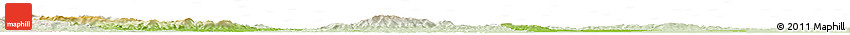Physical Horizon Map of Zagreb, lighten