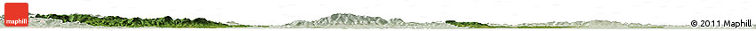 Satellite Horizon Map of Zagreb, lighten