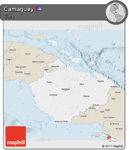 Classic Style 3D Map of Camaguey