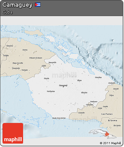 Classic Style 3D Map of Camaguey