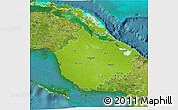 Physical 3D Map of Camaguey, satellite outside