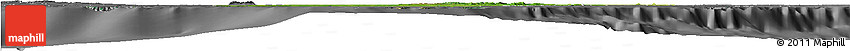 Satellite Horizon Map of Camaguey, desaturated
