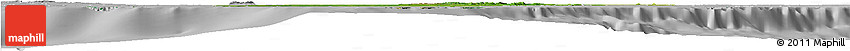 Satellite Horizon Map of Camaguey, lighten, desaturated
