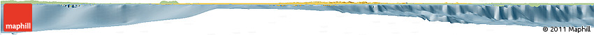 Savanna Style Horizon Map of Camaguey, single color outside
