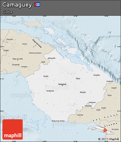 Classic Style Map of Camaguey
