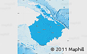 Political Map of Camaguey, single color outside