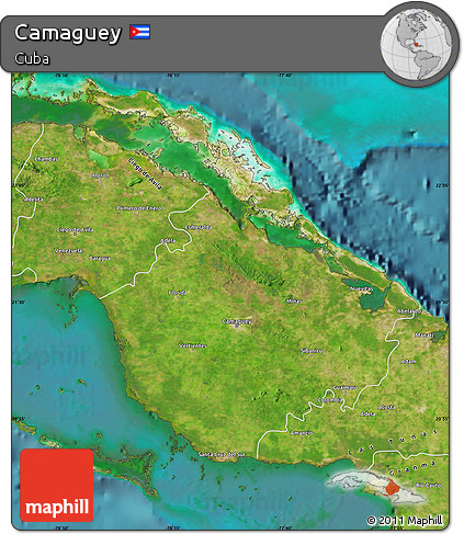 Satellite Map of Camaguey
