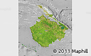 Satellite Map of Camaguey, lighten, desaturated