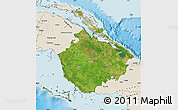 Satellite Map of Camaguey, shaded relief outside