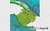 Satellite Map of Camaguey, single color outside