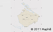 Shaded Relief Map of Camaguey, cropped outside