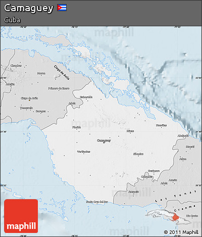 Silver Style Map of Camaguey