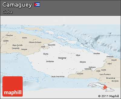 Classic Style Panoramic Map of Camaguey
