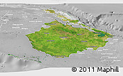 Satellite Panoramic Map of Camaguey, lighten, desaturated
