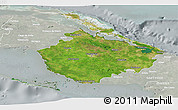 Satellite Panoramic Map of Camaguey, lighten, semi-desaturated