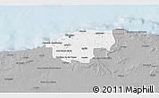 Gray 3D Map of Ciudad de la Habana