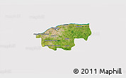 Satellite 3D Map of Ciudad de la Habana, cropped outside