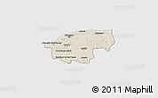 Shaded Relief 3D Map of Ciudad de la Habana, cropped outside