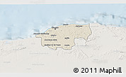 Shaded Relief 3D Map of Ciudad de la Habana, lighten